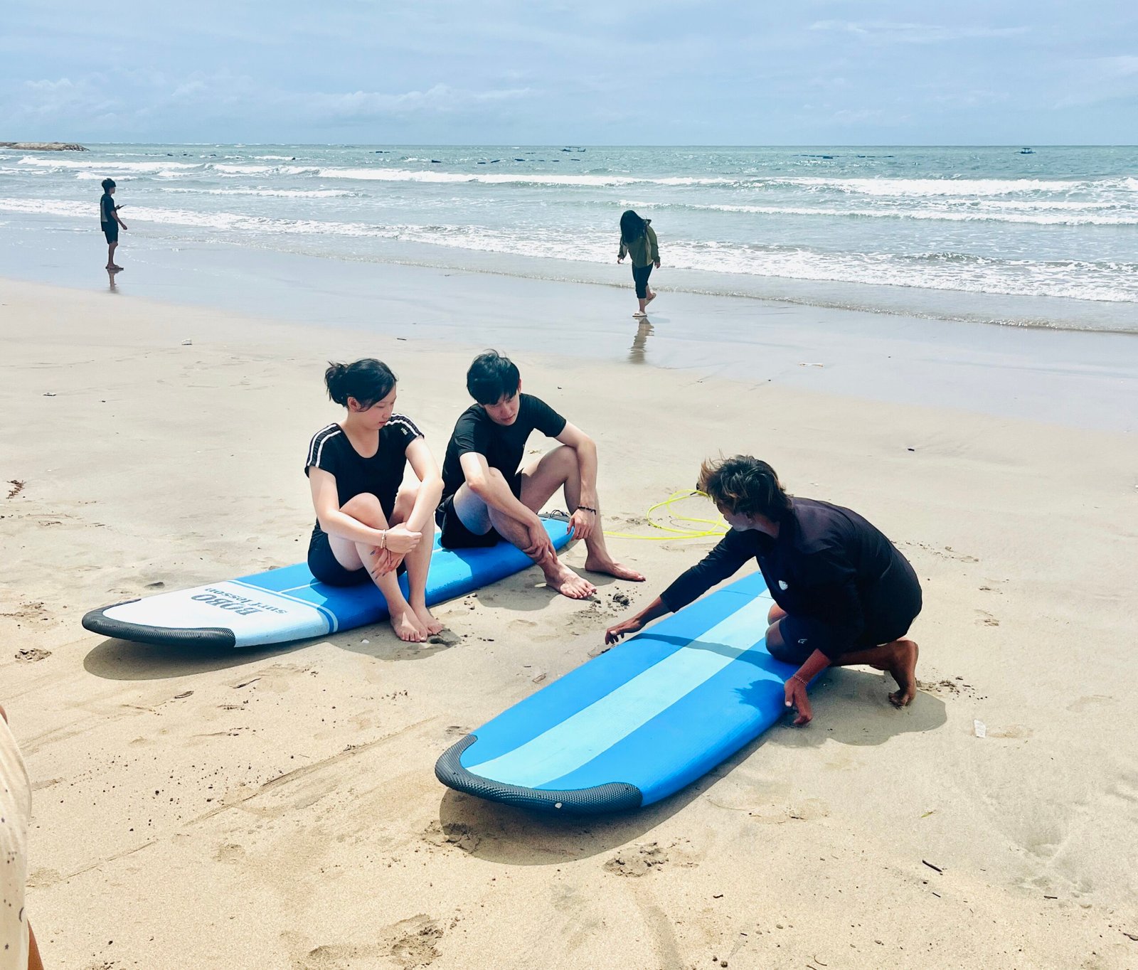 surf lesson in Kuta Beach Bali